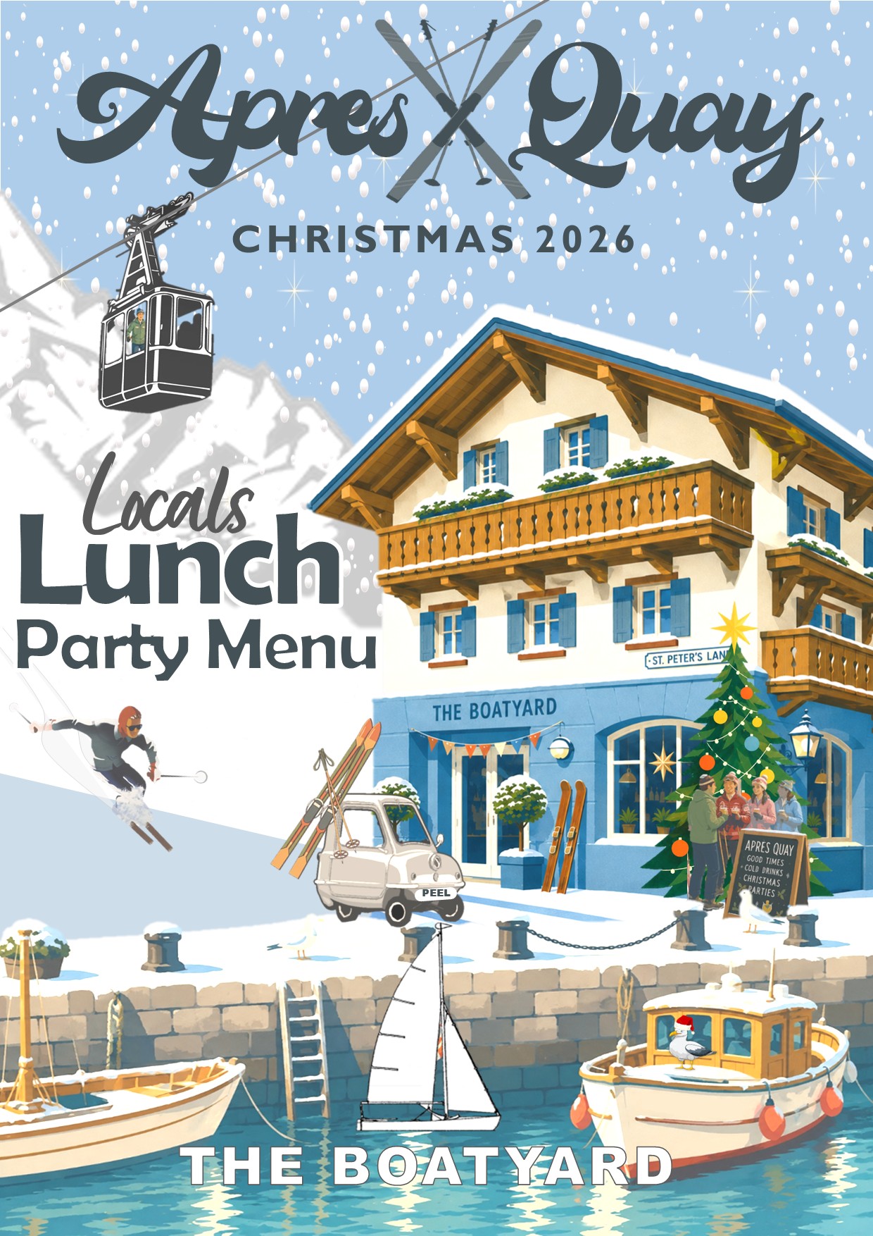 Boatyard Locals Christmas Menu